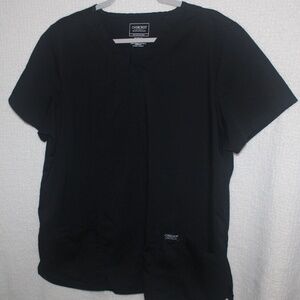 *MINOR DEFECT* PreLoved Black Cherokee Workwear Scrub Top in Sz (XL)